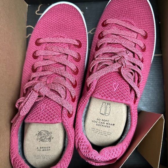 NEW Allbirds Tree Piper - Lux Pink (Blizzard) M9 EU 41-42 Mens/Womens - Picture 3 of 5